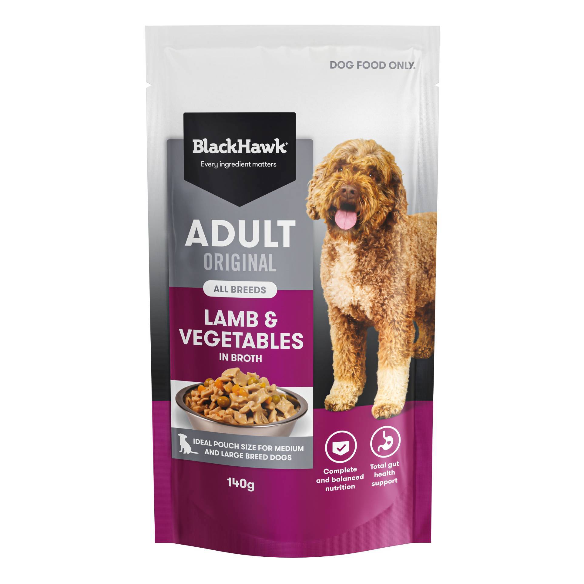 Black Hawk - Wet Food Pouches - Adult Dog - Lamb & Vegetables - Image 3