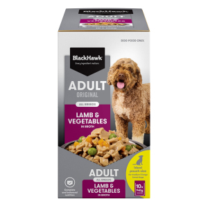 Black Hawk - Wet Food Pouches - Adult Dog - Lamb & Vegetables