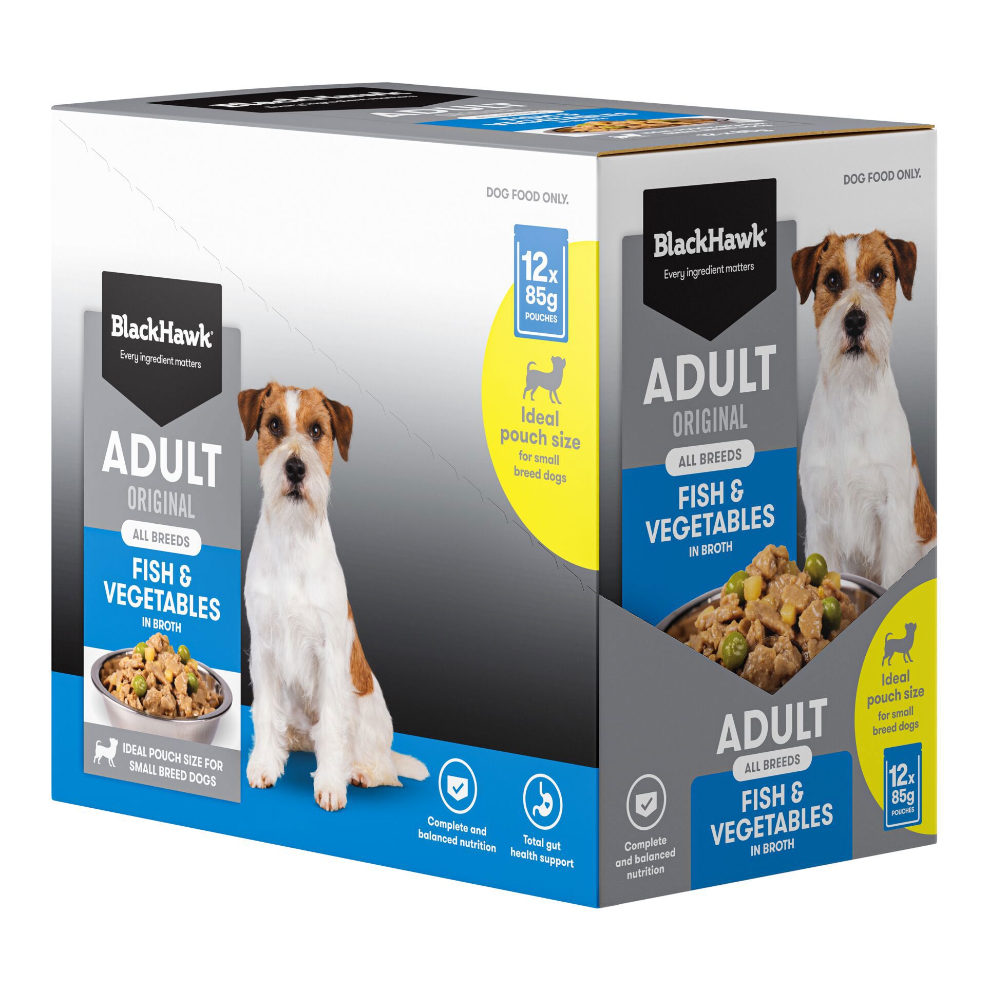 Black Hawk - Wet Food Pouches - Adult Dog - Fish & Vegetables - Image 8