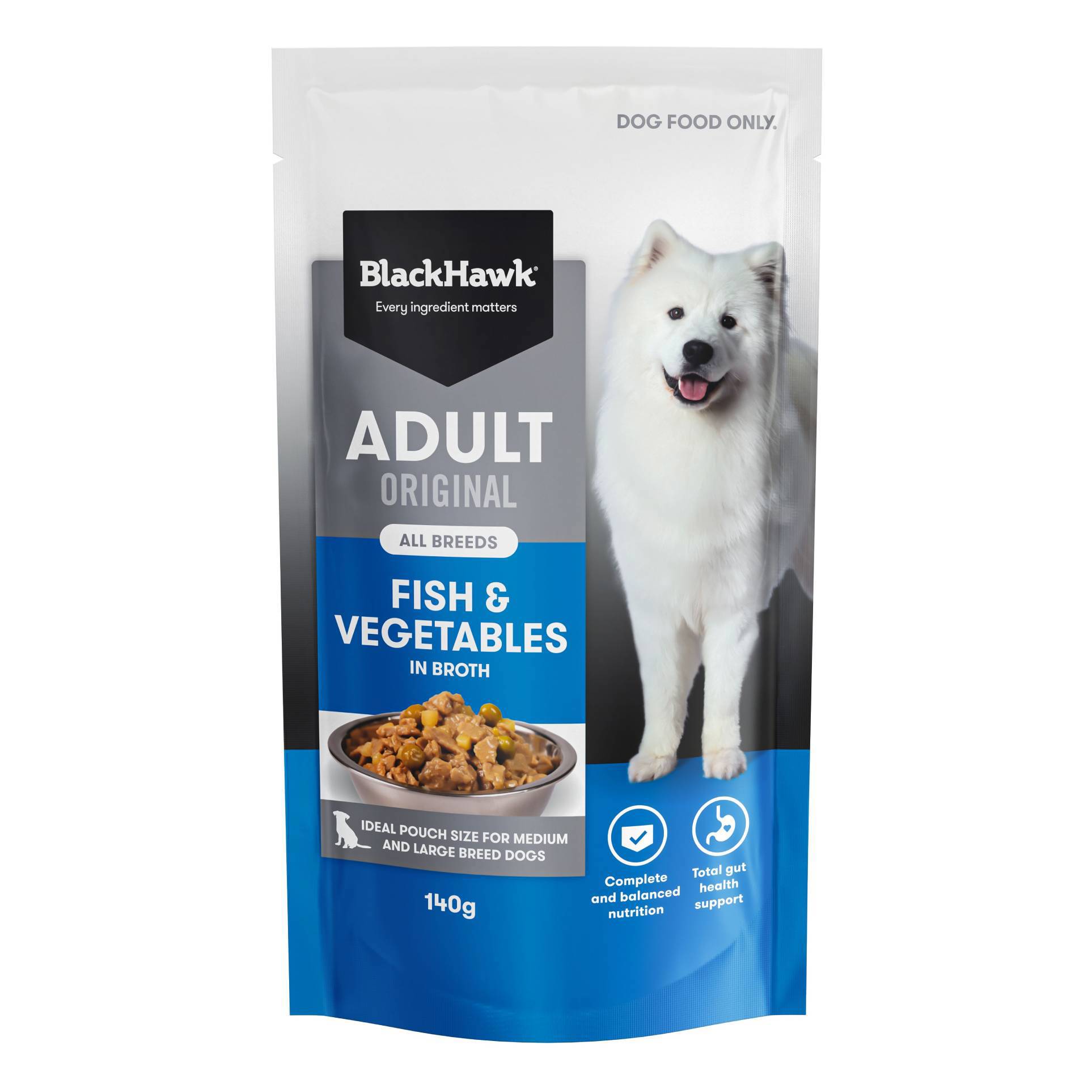 Black Hawk - Wet Food Pouches - Adult Dog - Fish & Vegetables - Image 3