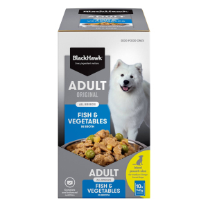 Black Hawk - Wet Food Pouches - Adult Dog - Fish & Vegetables