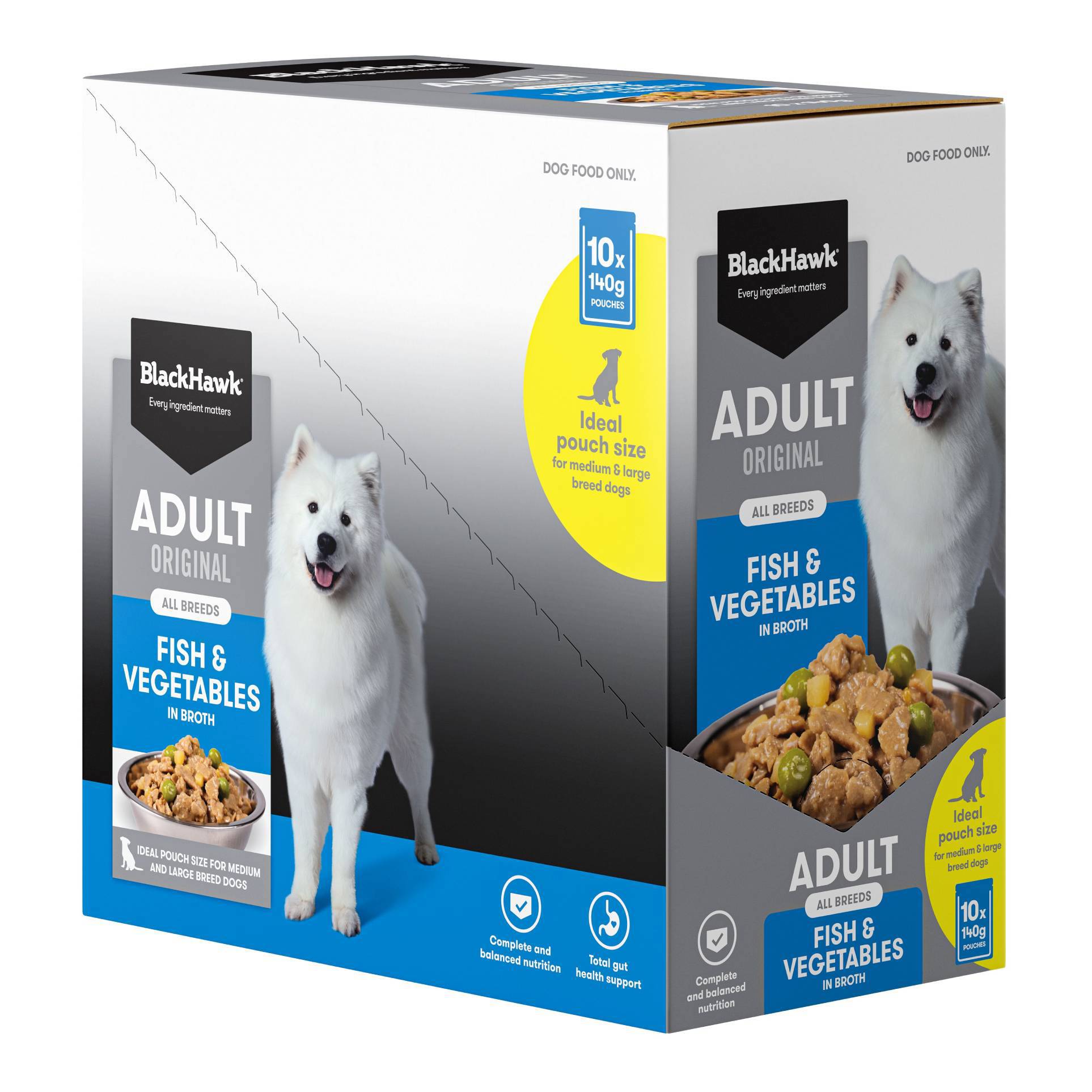 Black Hawk - Wet Food Pouches - Adult Dog - Fish & Vegetables - Image 5