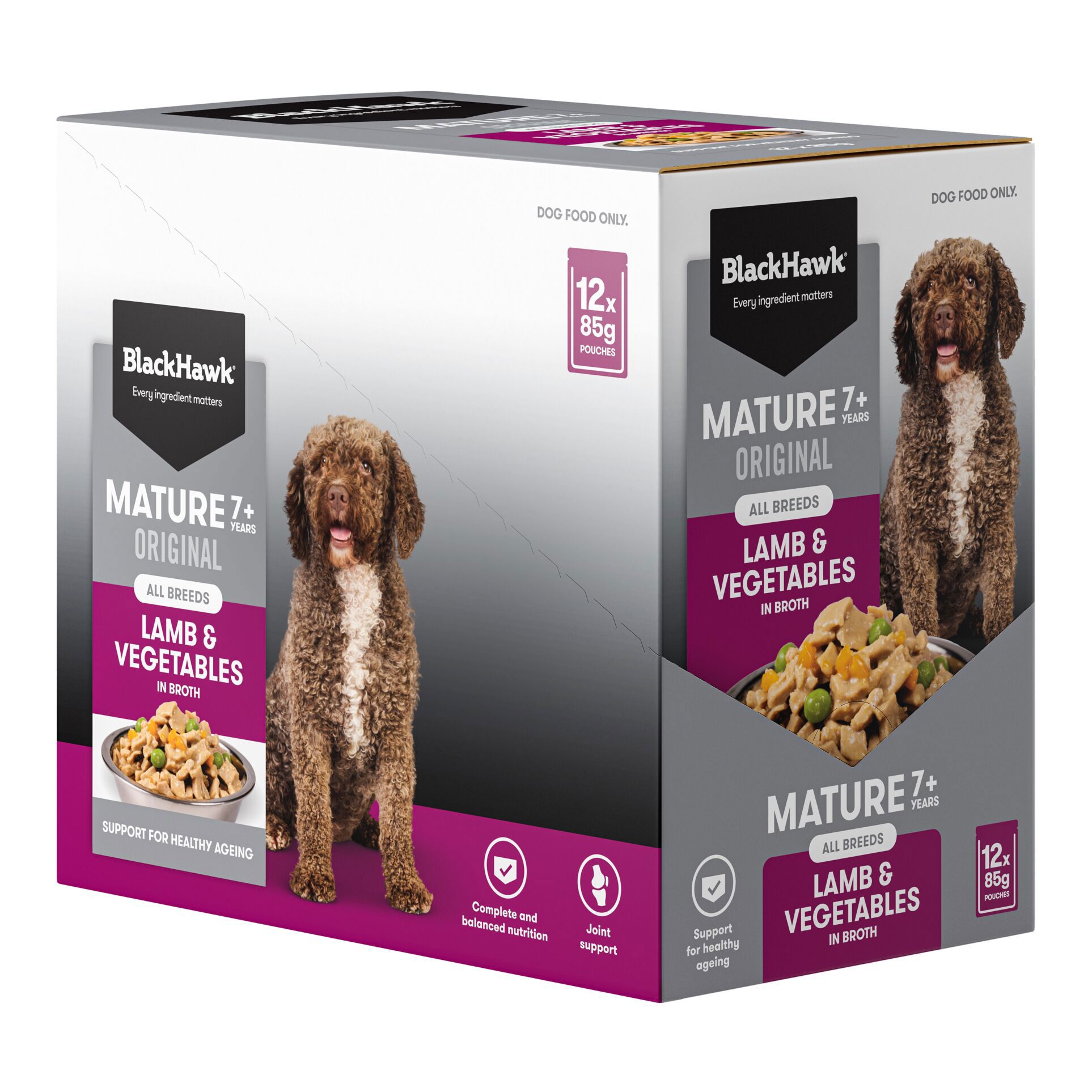 Black Hawk - Wet Food Pouches - Mature Dog - Lamb & Vegetables - Image 4
