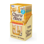 Inaba - Cat Churu Bites - inaba-cat-churu-bites-chicken-recipes-wraps-tuna-with-salmon-recipe-carton-of-6-18-x-10g