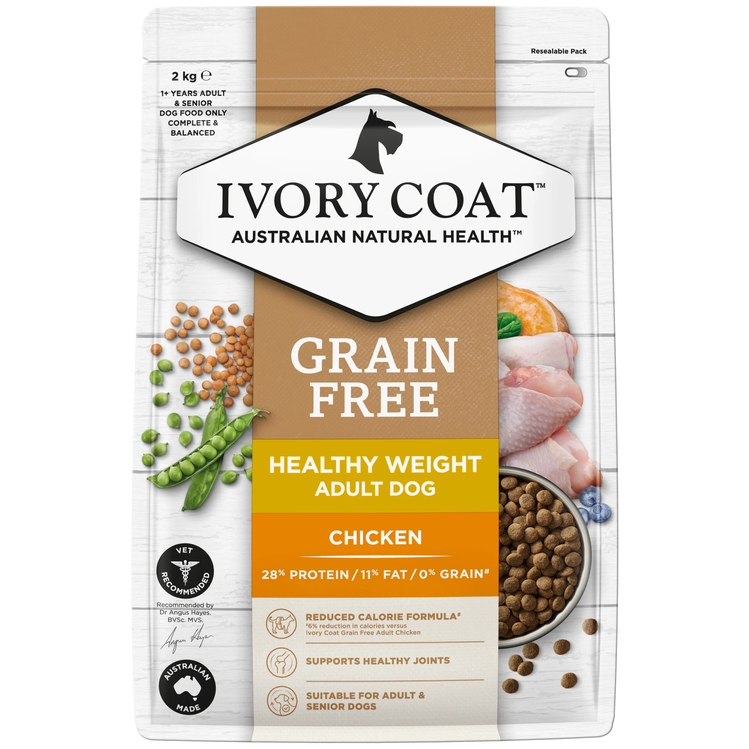 Ivory Coat - Healthy Weight Adult Dog - GRAIN FREE - Chicken - Image 3