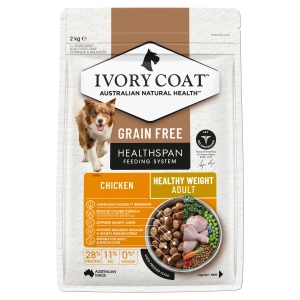 Ivory Coat - Healthy Weight Adult Dog - GRAIN FREE - Chicken