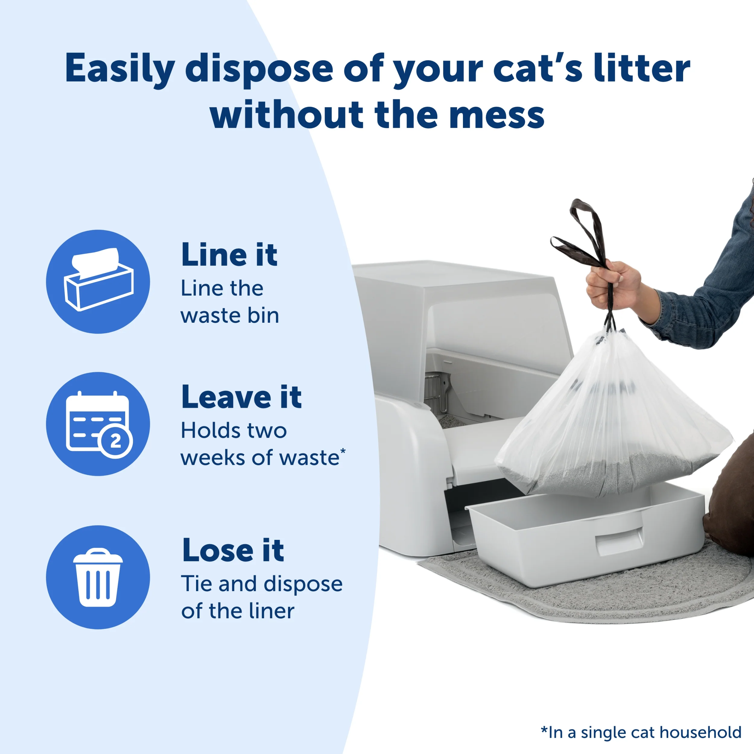 PetSafe - ScoopFree Clumping Litter Box Waste Bin Liners - Image 3