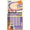 Inaba - Cat Churu - Hairball Control - inaba-cat-churu-hairball-control-tuna-recipe-carton-of-6-24-x-14g-tubes