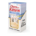 Inaba - Churu for Kitten - inaba-churu-for-kitten-tuna-recipe-carton-of-6-24-x-14g-tubes