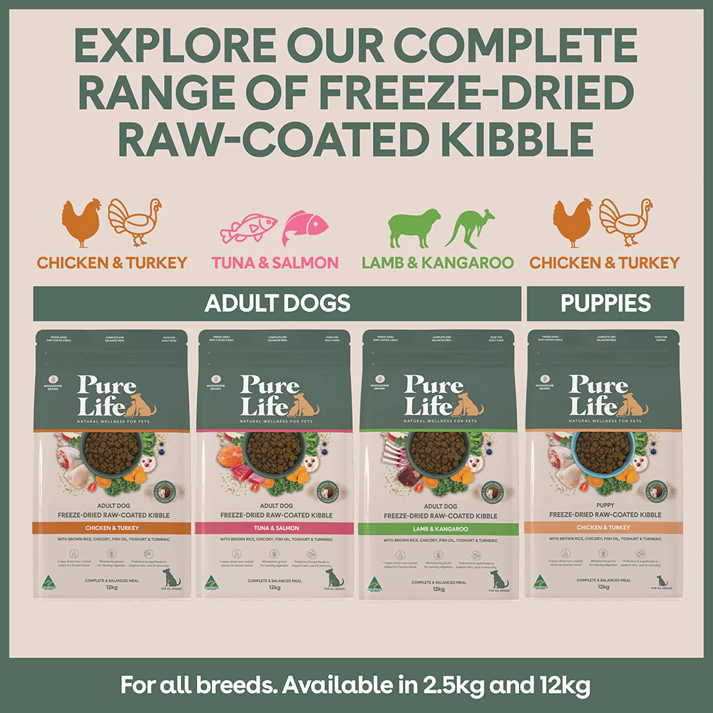 Pure Life - Adult Dog - Freeze-Dried Raw Coated Kibble - Lamb & Kangaroo - Image 13