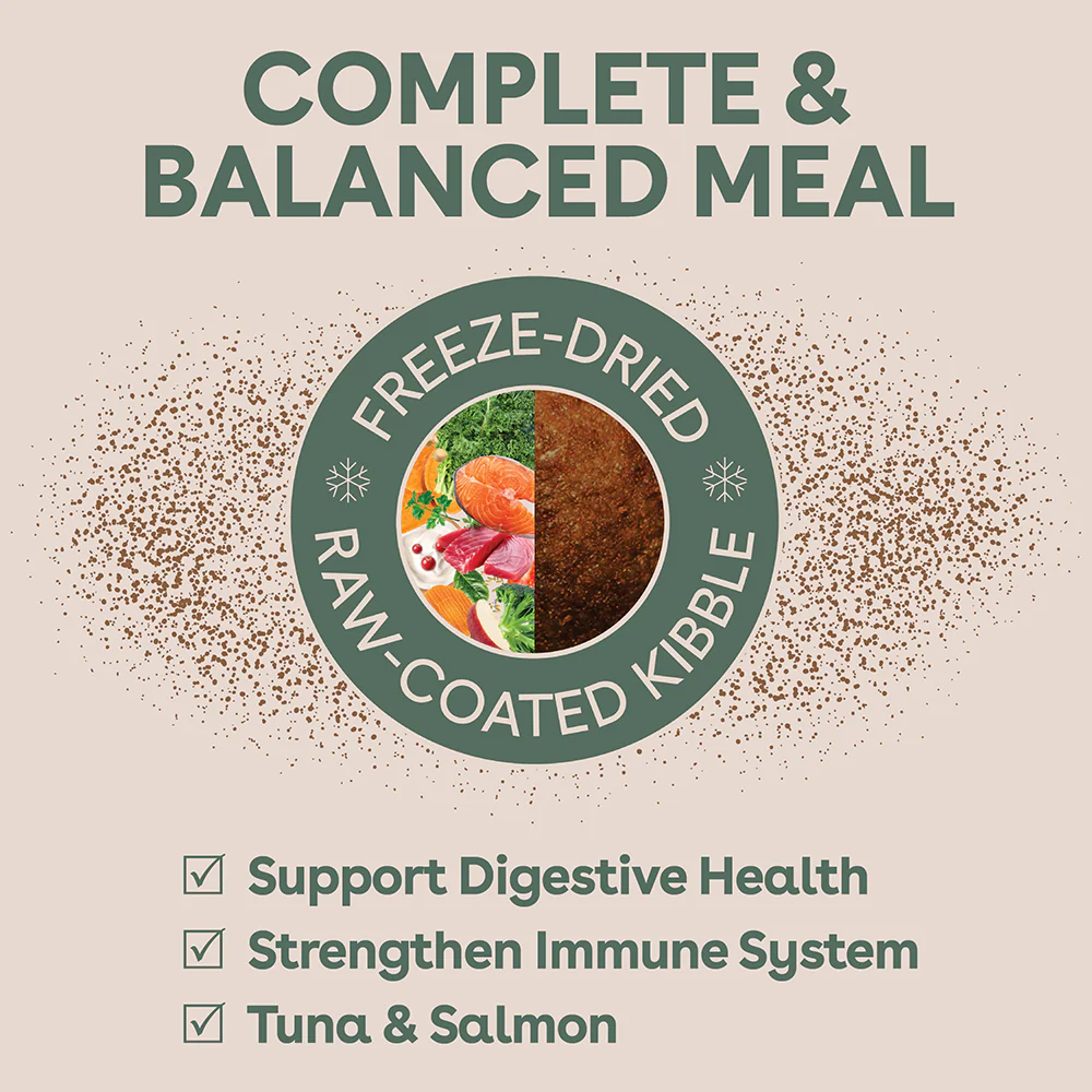 Pure Life - Adult Dog - Freeze-Dried Raw Coated Kibble - Tuna & Salmon - Image 6