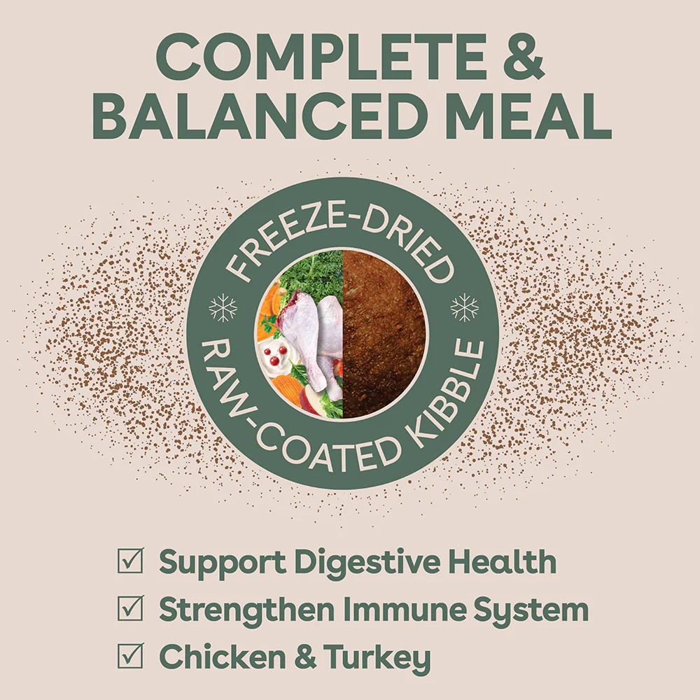 Pure Life - Puppy - Freeze-Dried Raw Coated Kibble - Chicken & Turkey - Image 6