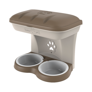 Bama - Pet Food Stand - Taupe