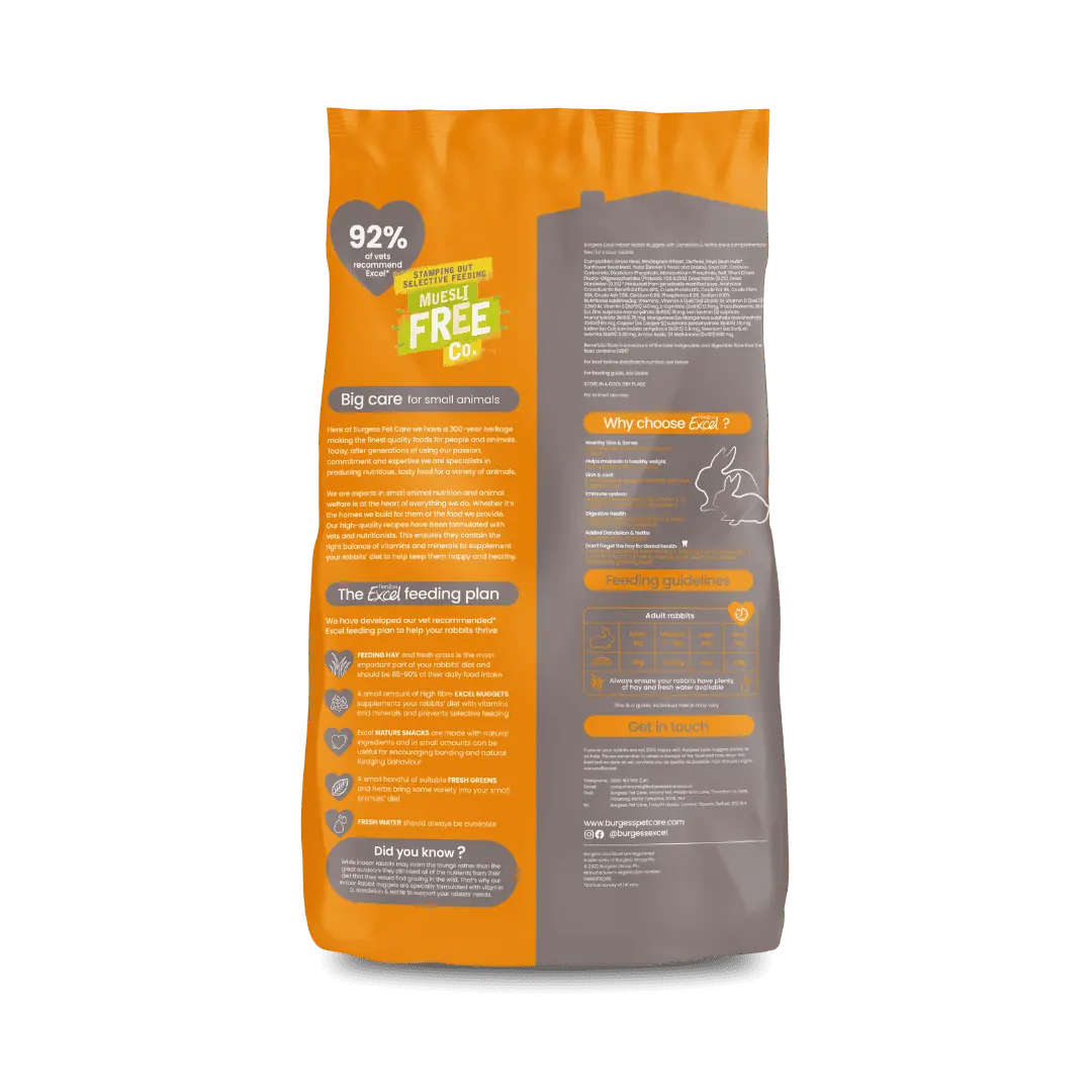 Burgess Excel - Indoor Rabbit Nuggets - Image 2