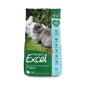 Burgess Excel - Junior & Dwarf Rabbit Nuggets with Mint