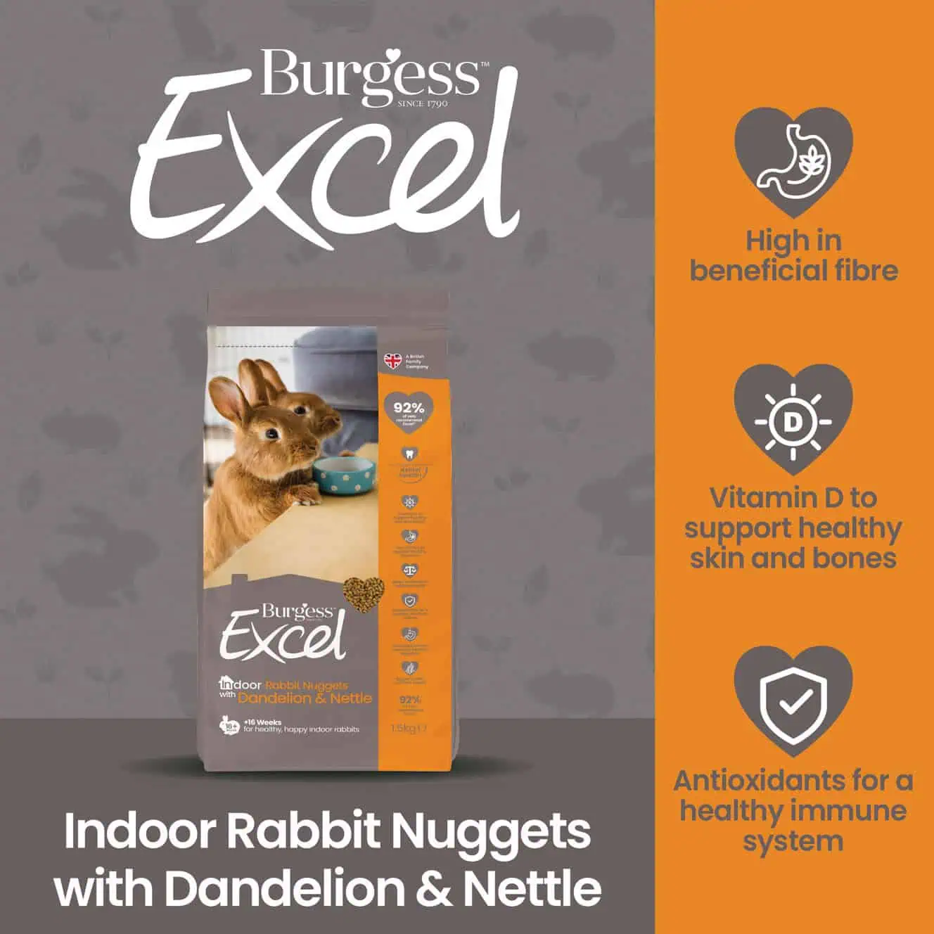 Burgess Excel - Indoor Rabbit Nuggets - Image 3