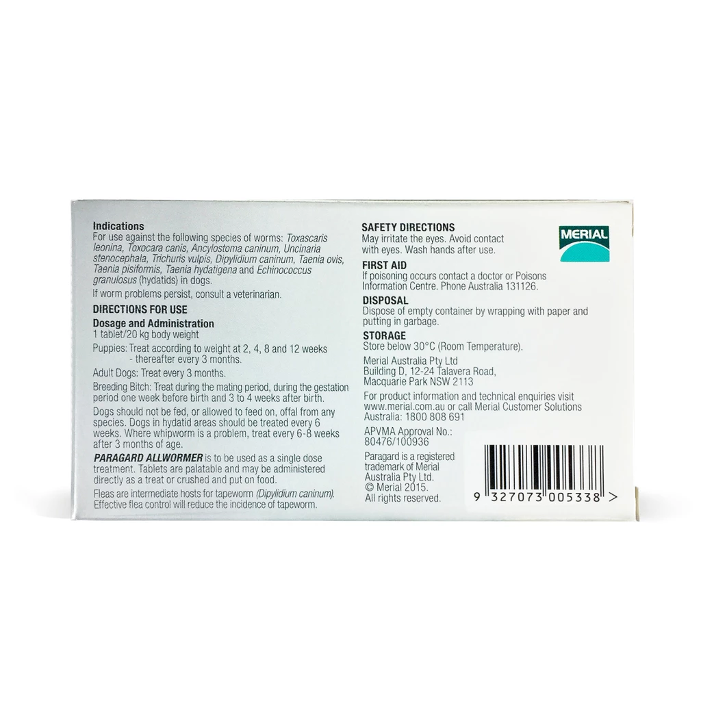 ParaGard - Allwormer Tablets - Image 5