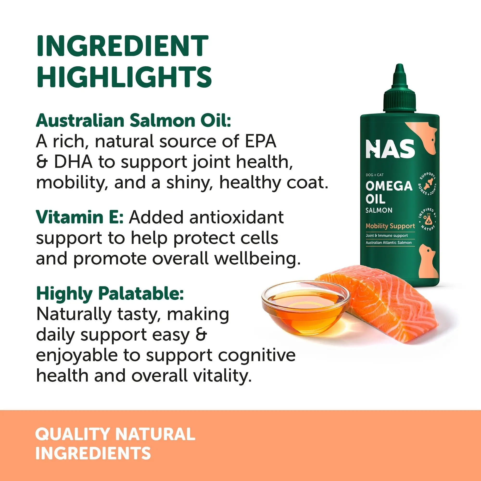 Natural Animal Solutions - Omega Oil - Salmon - Image 4