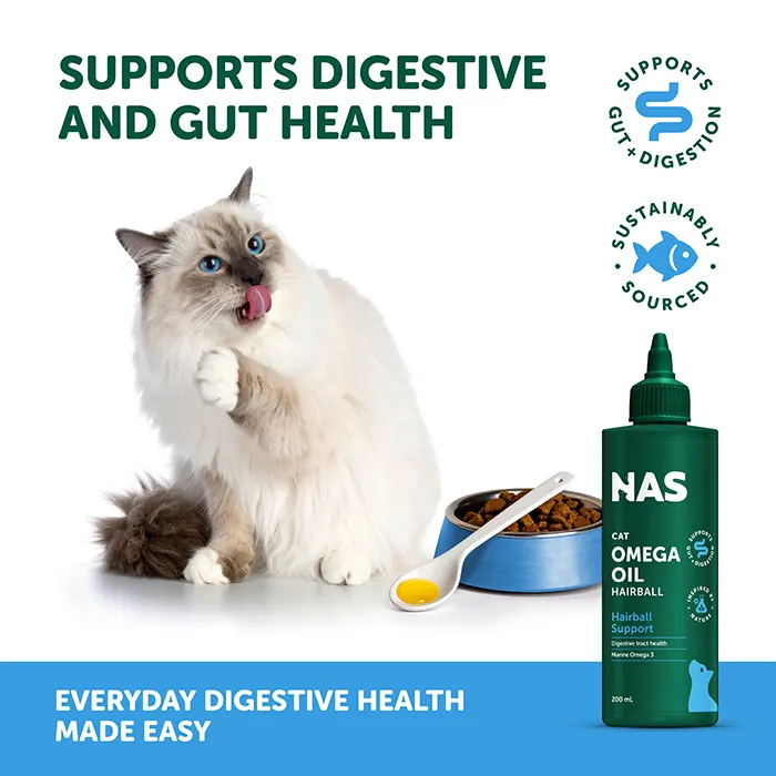 Natural Animal Solutions - Omega Oil - Hairball - Image 3