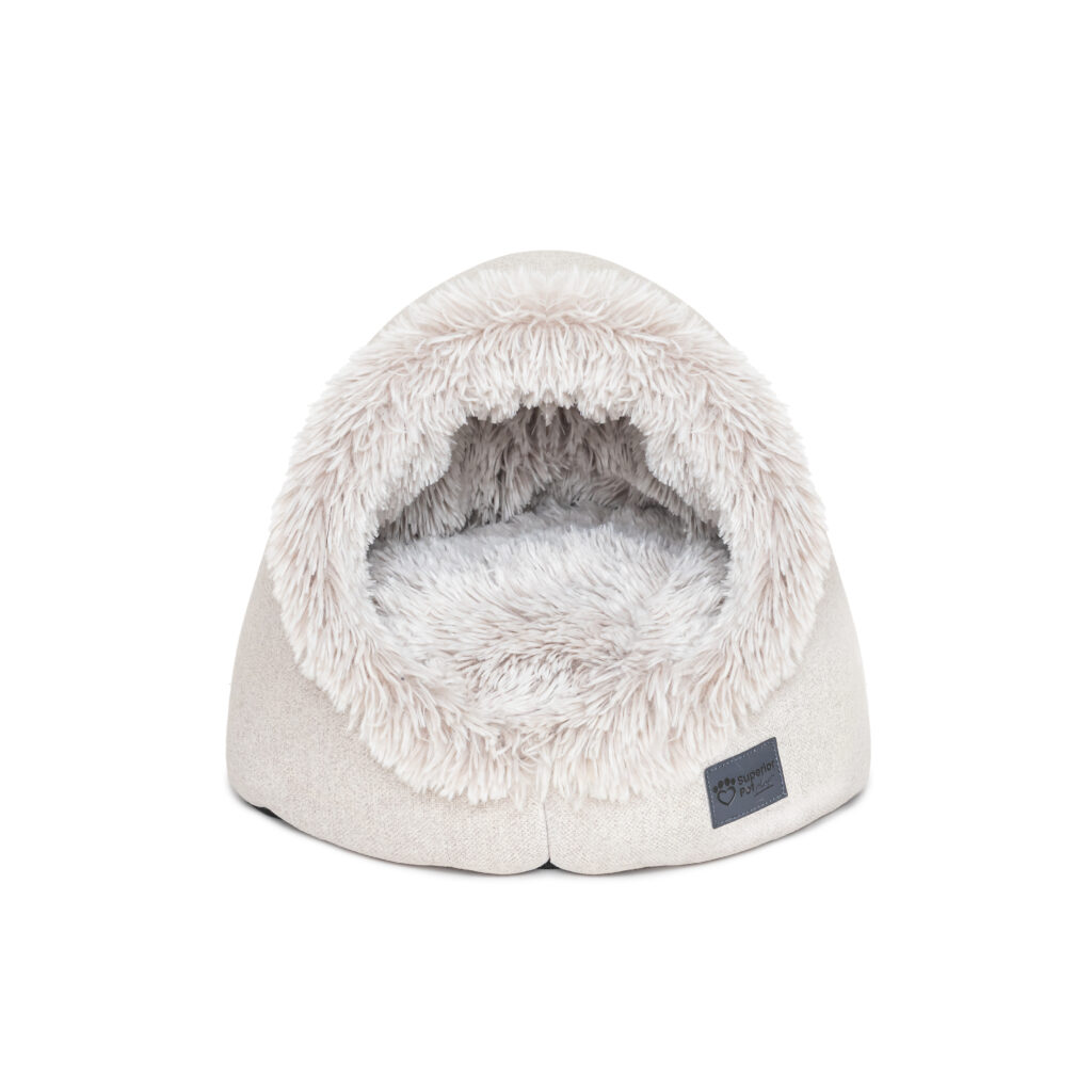 Superior Pet - Calming Pet Dome - Aspen Faux Fur