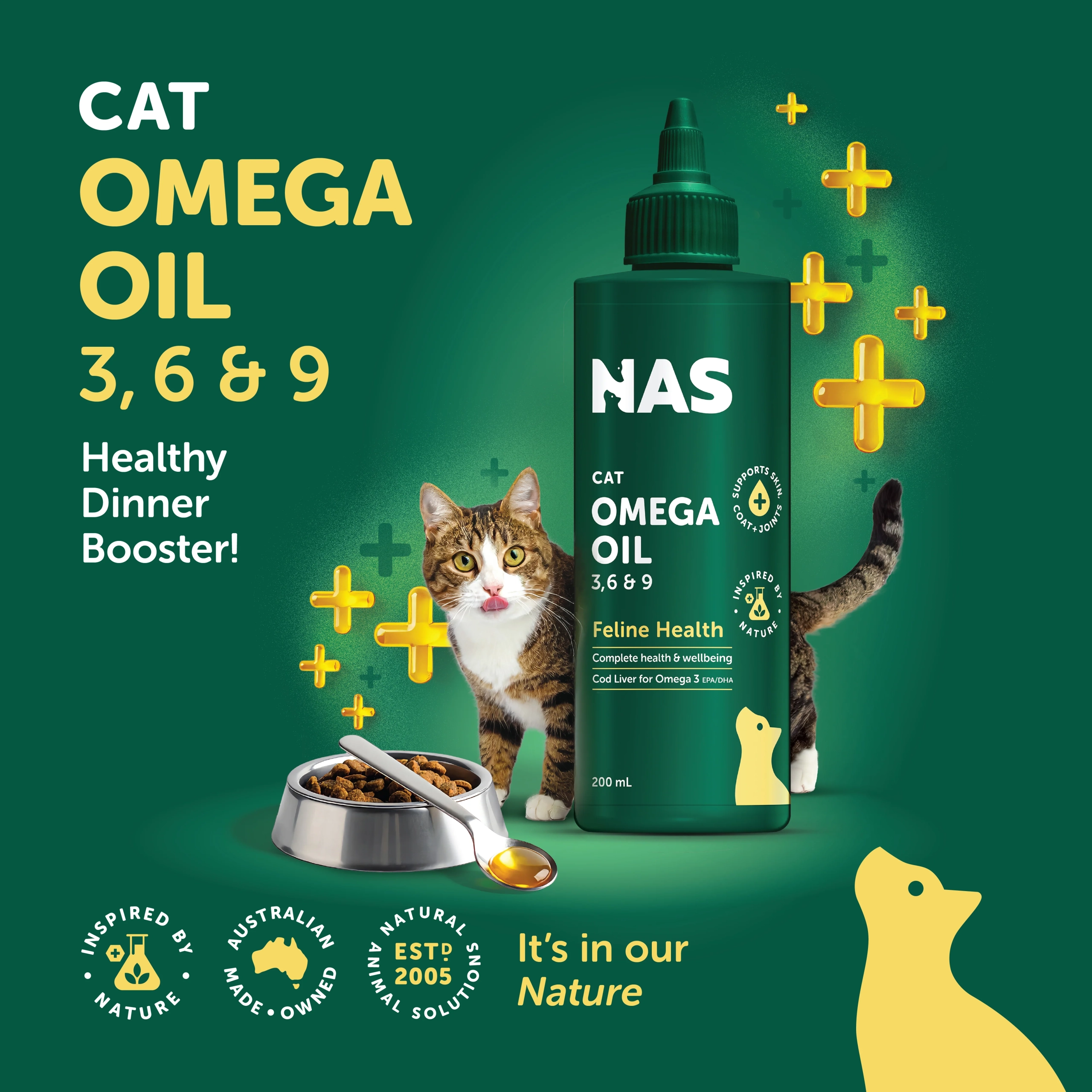 Natural Animal Solutions - Omega Oil - Feline Health - Image 5