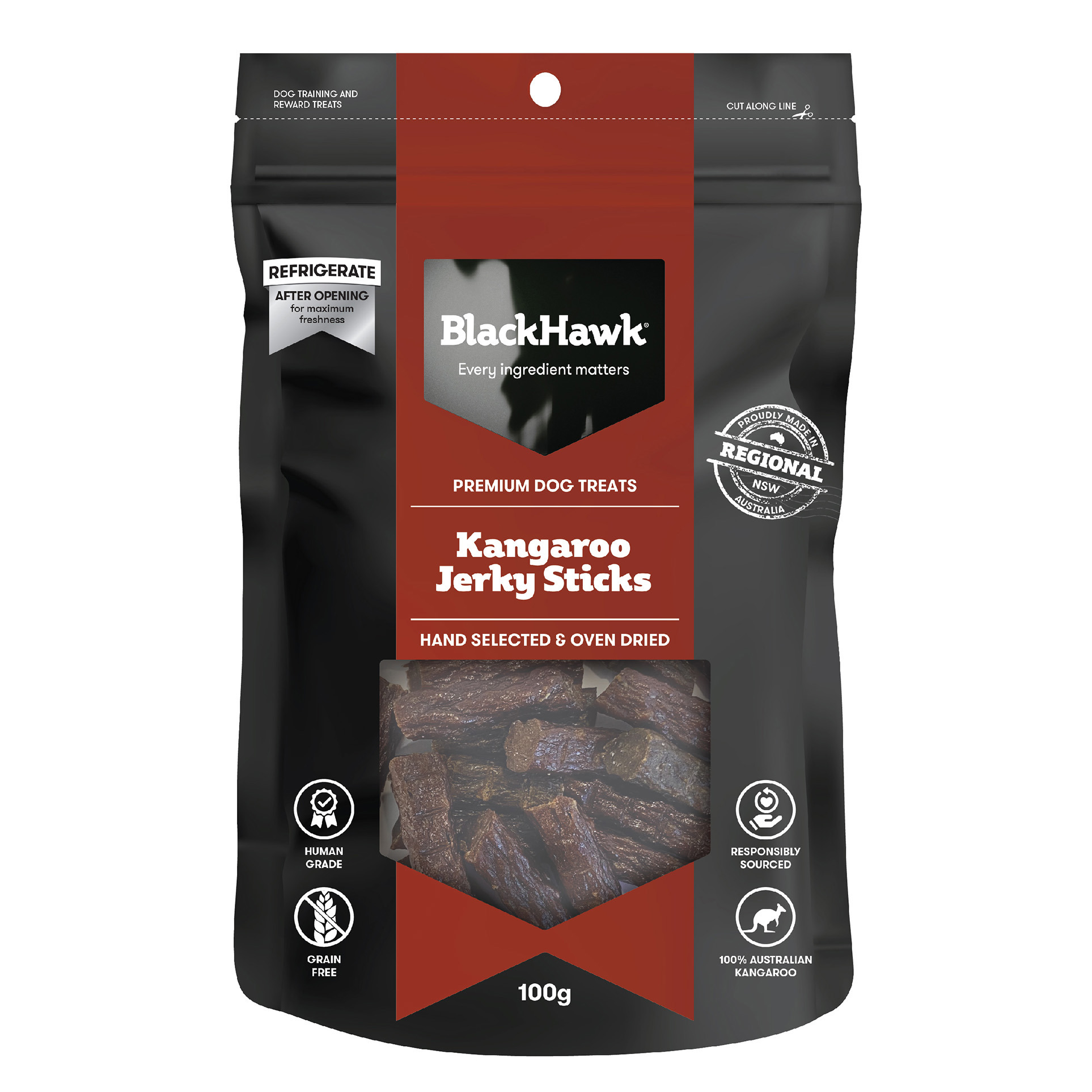 Black Hawk - Premium Dog Treats - Jerky Sticks - Image 3