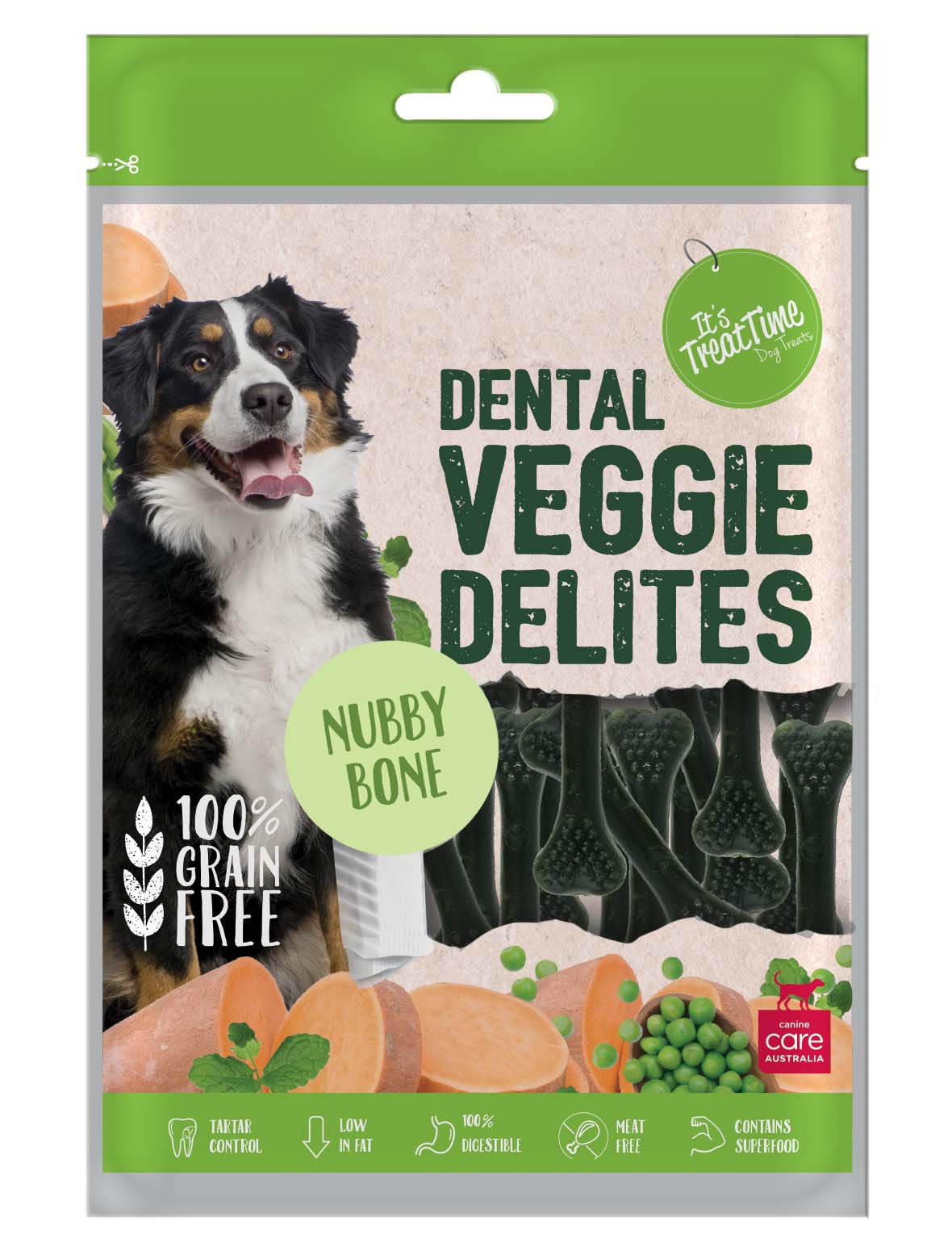 It's Treat Time - Dental Veggie Delights - Nubby Bones - Image 2