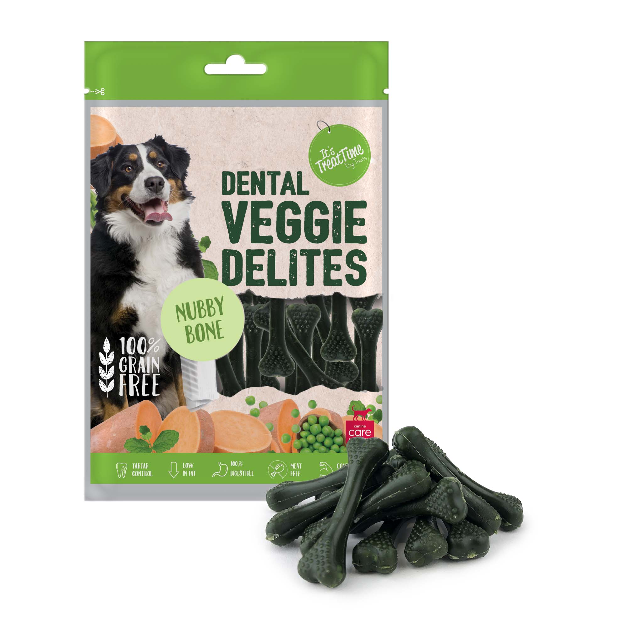 It's Treat Time - Dental Veggie Delights - Nubby Bones