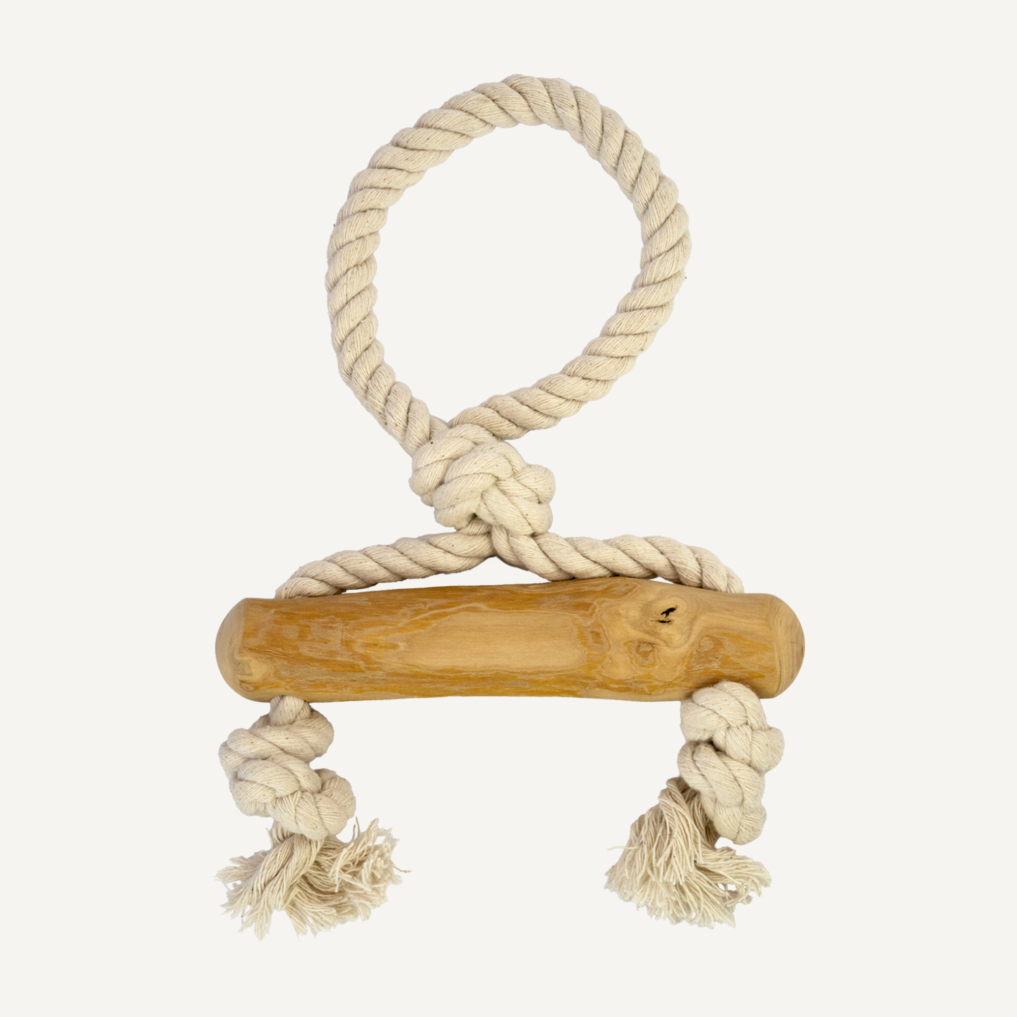 Dan & Sam - Trapeze - Coffee Wood Rope Toy