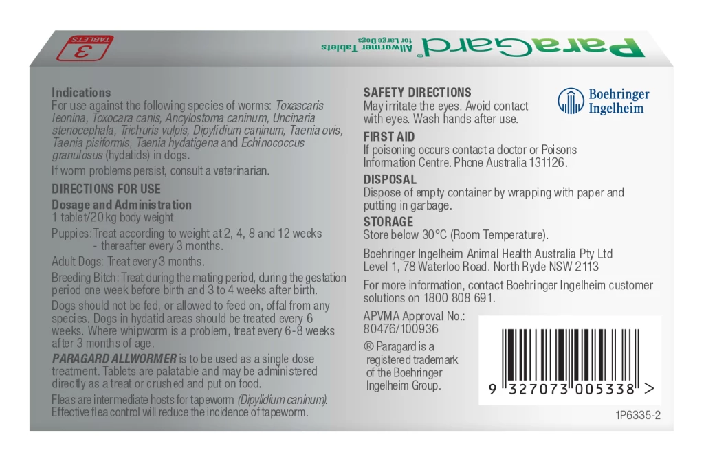 ParaGard - Allwormer Tablets Bulk Pack - Image 4